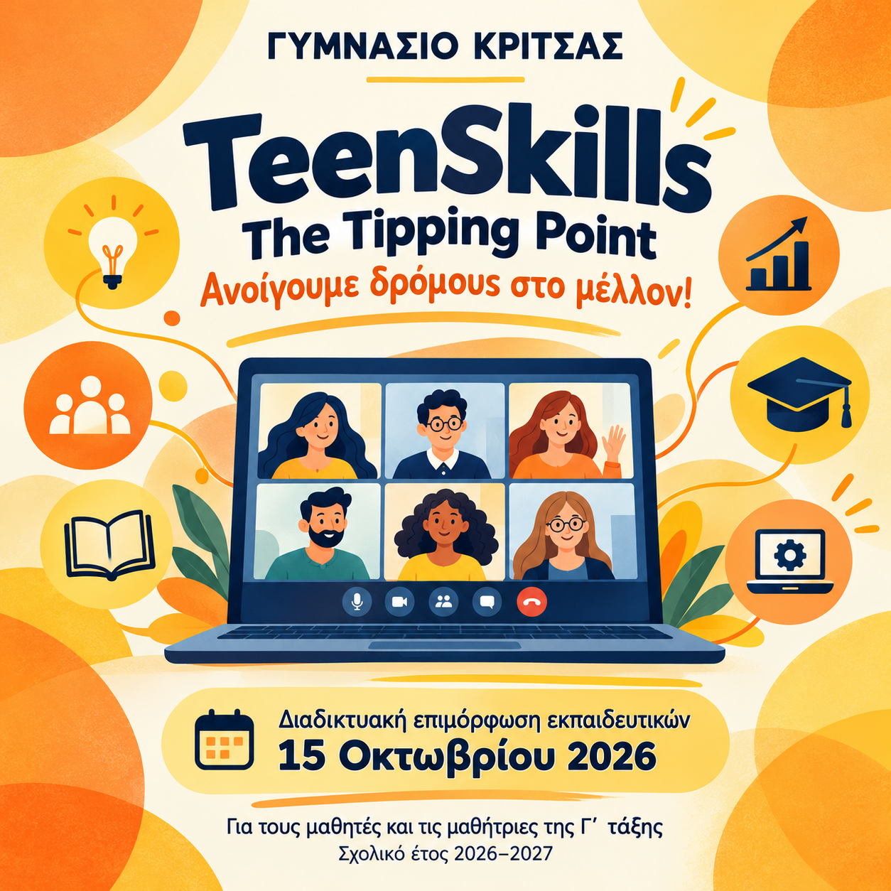 TeenSkills ανοίγουμε δρόμους στο μέλλον